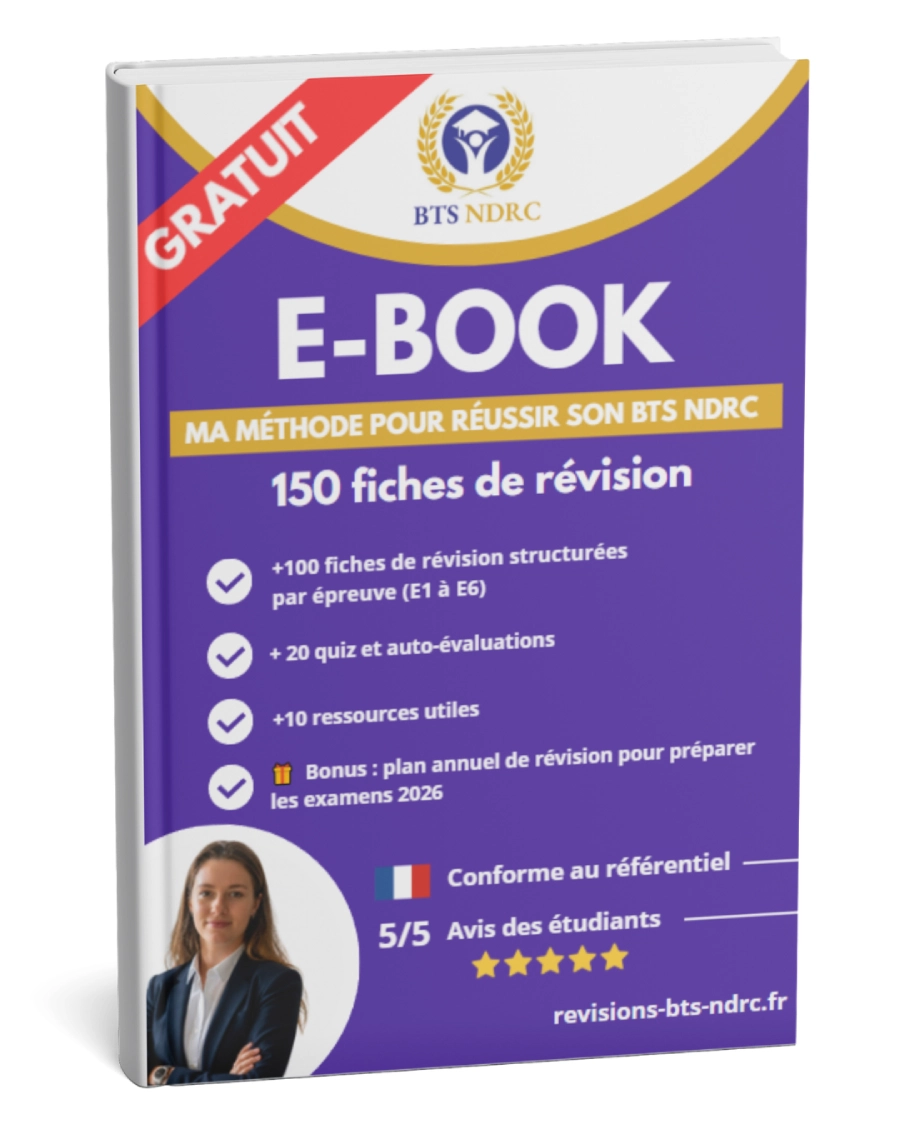 E-book 150 fiches de révision BTS NDRC