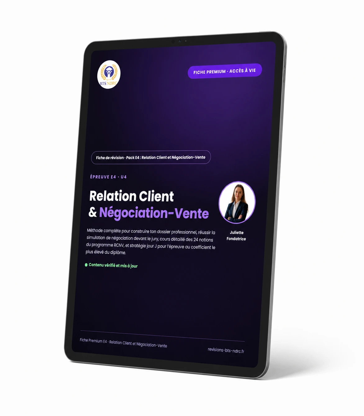 fiche révision bts ndrc E4 RCNV