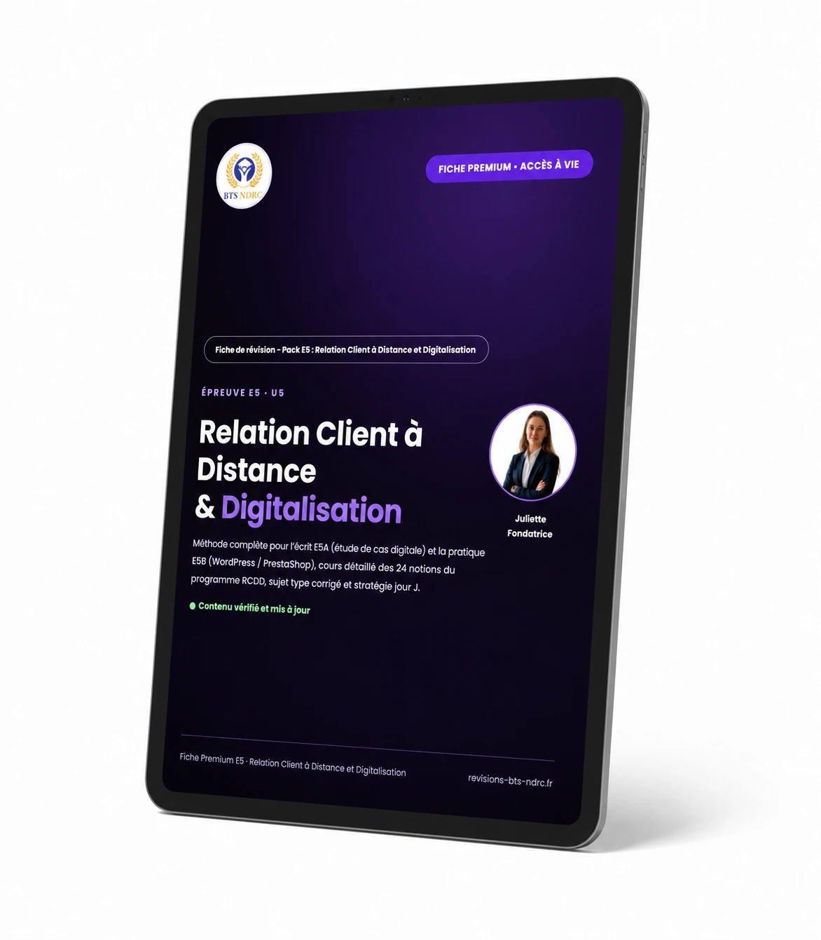 fiche révision bts ndrc E5 RCDD
